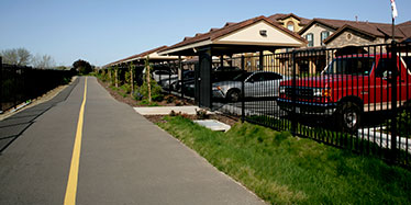 Walking Trail at Copperstone Apartments, Sacramento