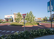 Roundabout at Delta Shores South Retail Center