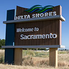Delta Shores South Retail Center Sign, Sacramento, CA