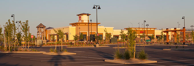 Parking, Super Cuts and Future Shops at Rocklin Commons